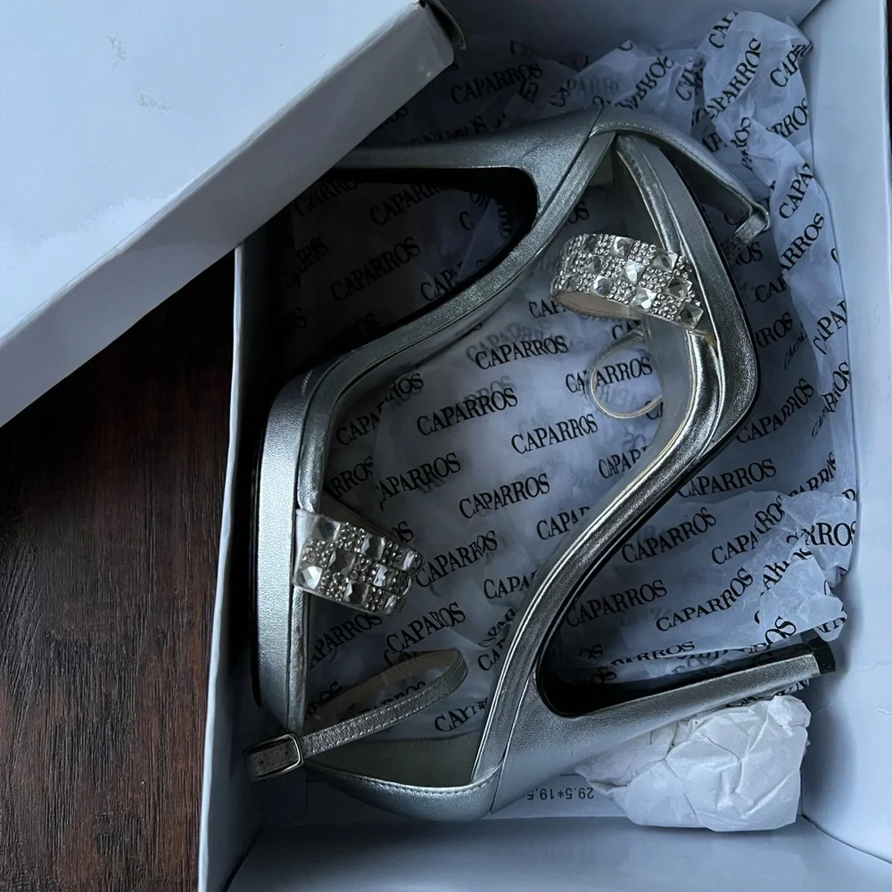Silver Rhinestone Heels - Picture 4 of 4